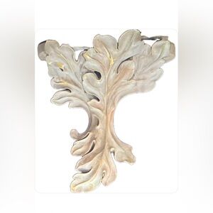 Very Large Vintage Italian Regency wall sconce shelf in the Serge Roche style.